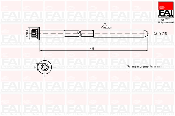 Cylinder Head Bolt Set